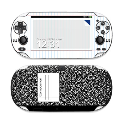 Sony PS Vita Skin - Composition Notebook