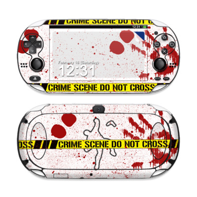 Sony PS Vita Skin - Crime Scene Revisited