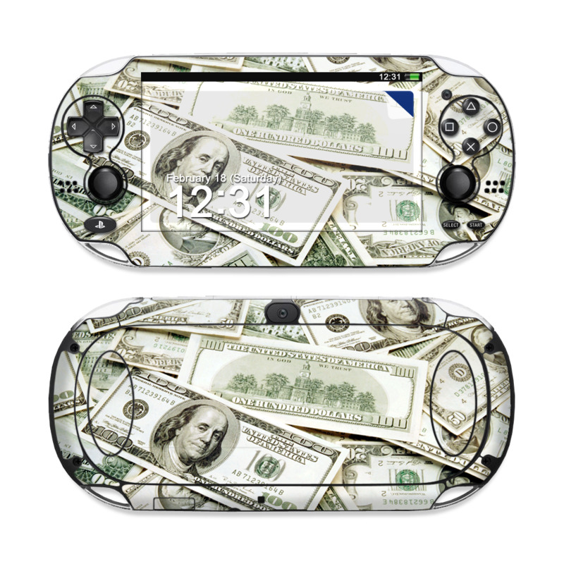 Sony PS Vita Skin - Benjamins (Image 1)