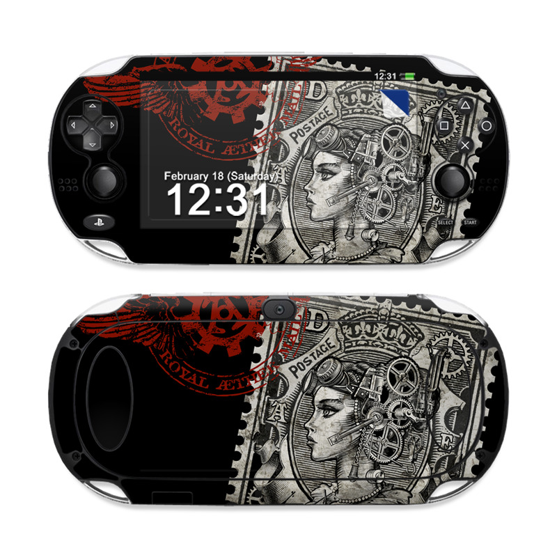 Sony PS Vita Skin - Black Penny (Image 1)