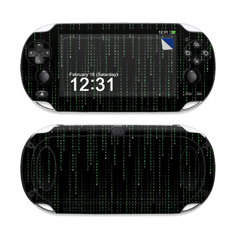 Sony PS Vita Skin - Matrix Style Code (Image 1)