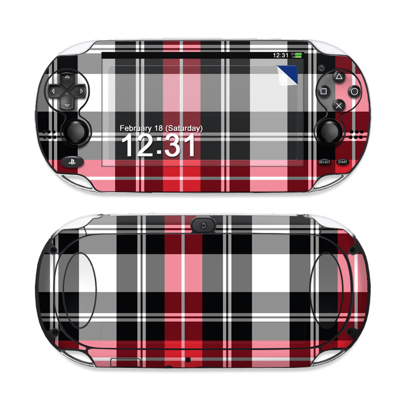 Sony PS Vita Skin - Red Plaid (Image 1)