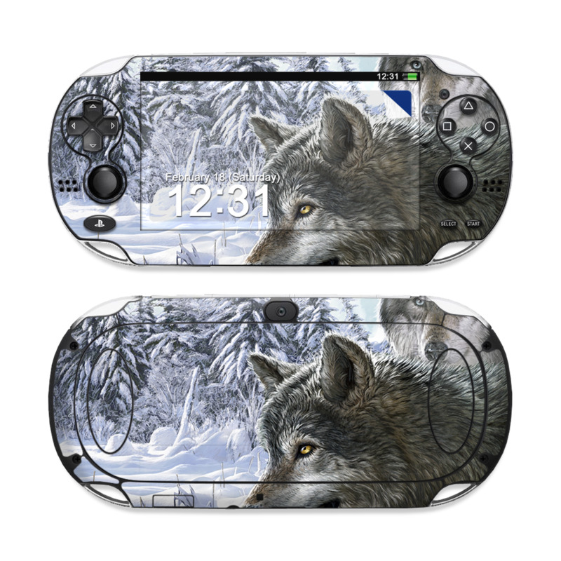 Sony PS Vita Skin - Snow Wolves (Image 1)