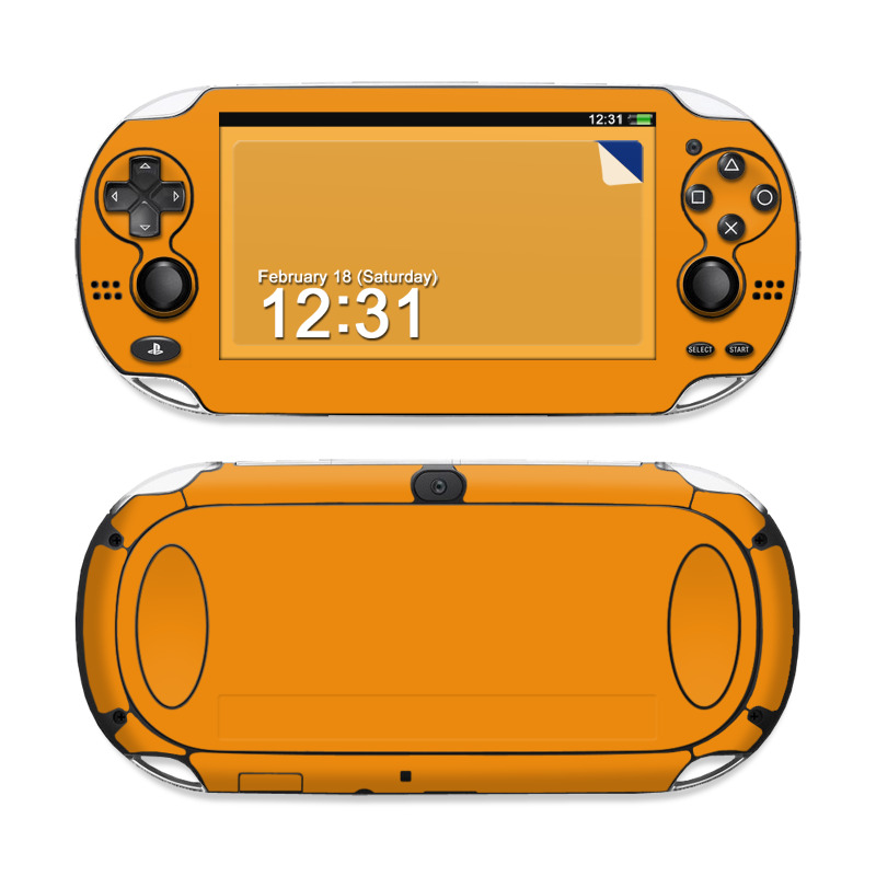 Sony PS Vita Skin - Solid State Orange (Image 1)