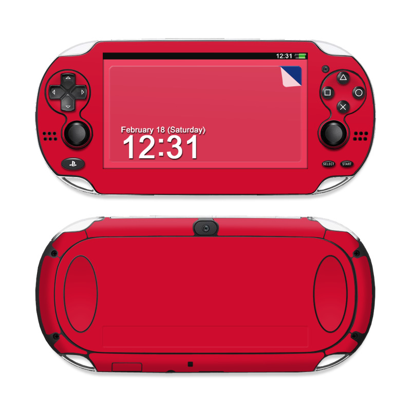 Sony PS Vita Skin - Solid State Red (Image 1)