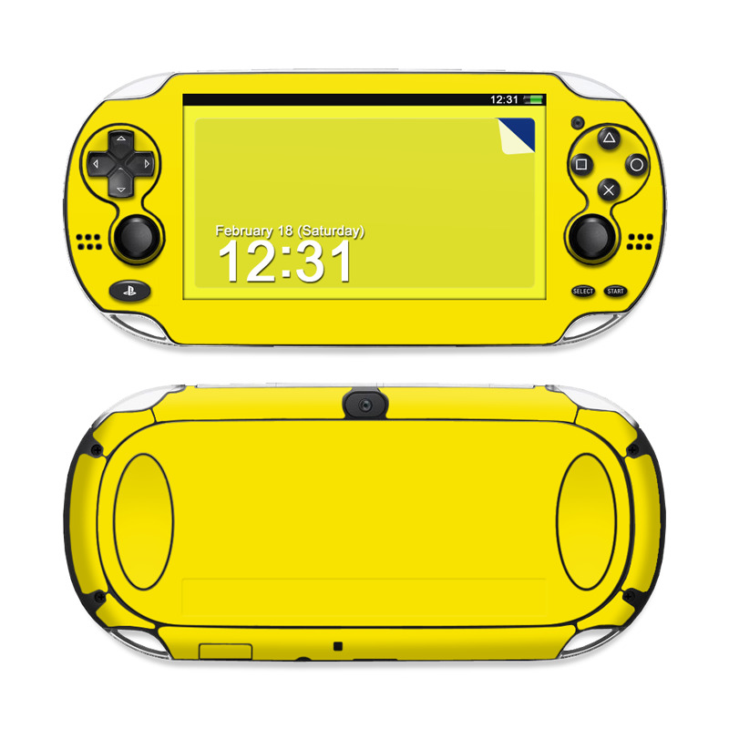 Sony PS Vita Skin - Solid State Yellow (Image 1)