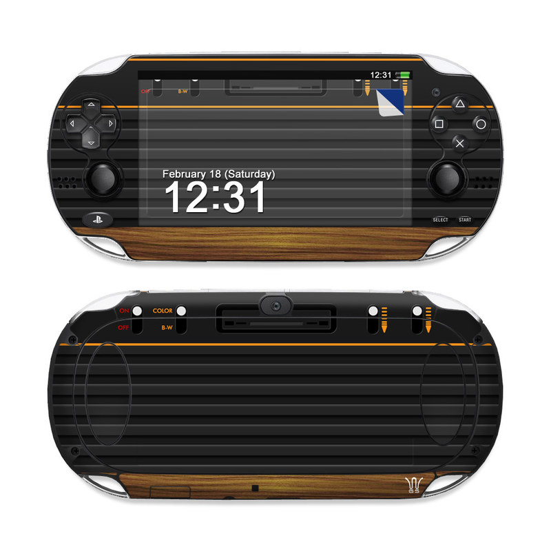 Sony PS Vita Skin - Wooden Gaming System (Image 1)