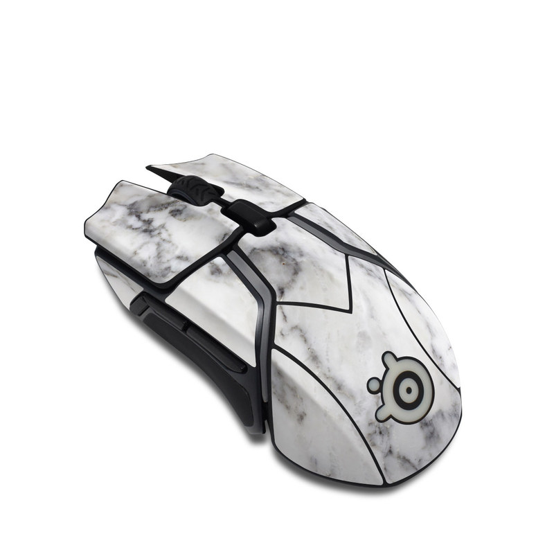 SteelSeries Rival 600 Gaming Mouse Skin - White Marble (Image 1)