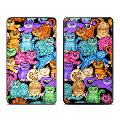 Samsung Galaxy Tab 4 7in Skin - Colorful Kittens