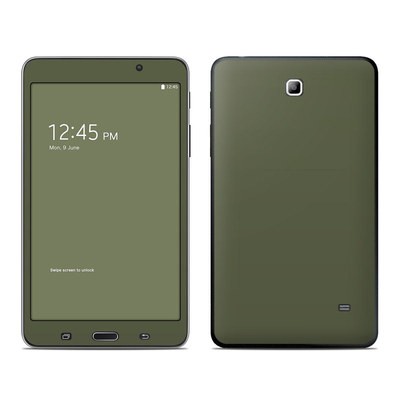 Samsung Galaxy Tab 4 7in Skin - Solid State Olive Drab