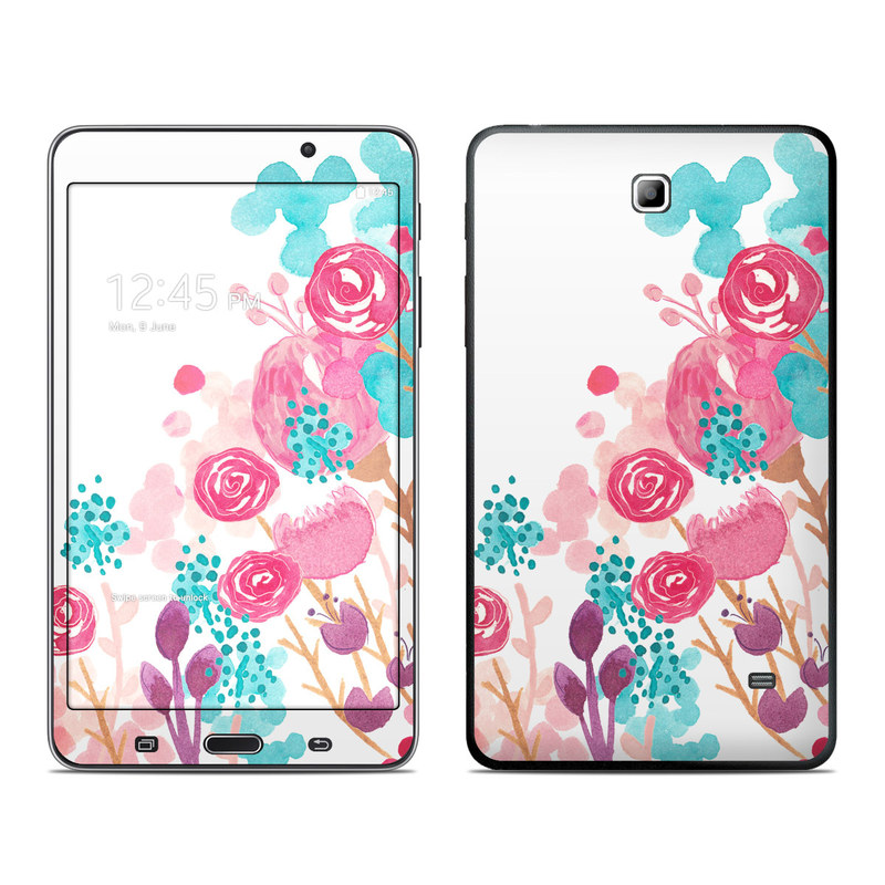 Samsung Galaxy Tab 4 7in Skin - Blush Blossoms (Image 1)