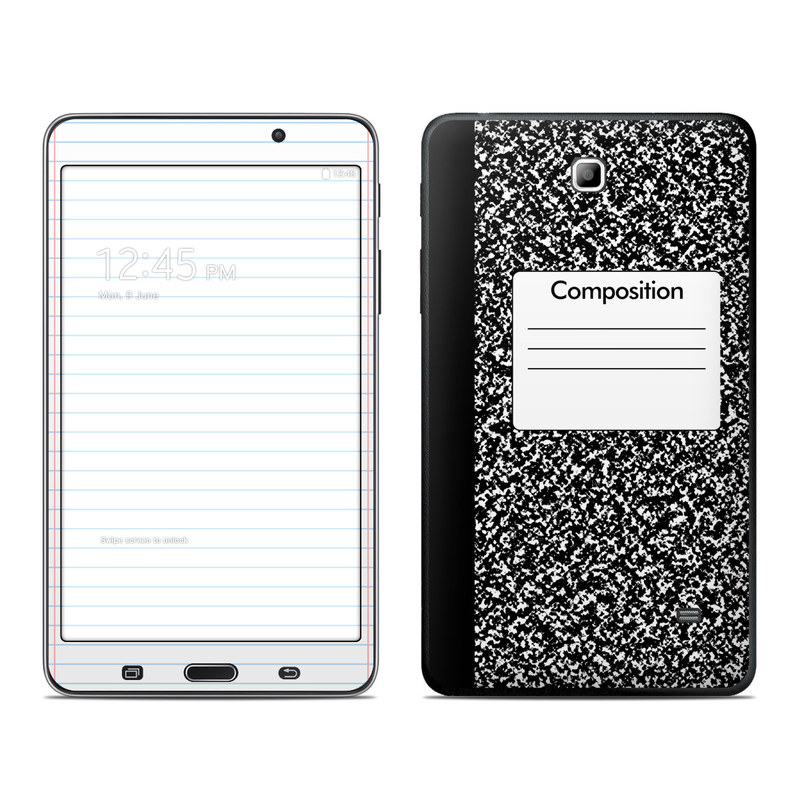 Samsung Galaxy Tab 4 7in Skin - Composition Notebook (Image 1)