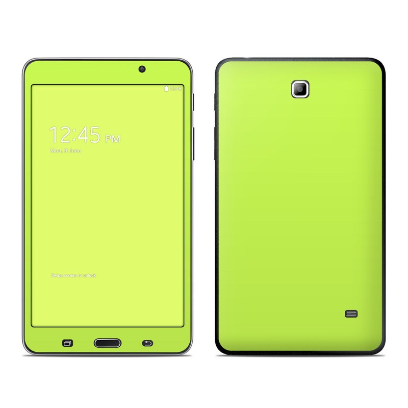 Samsung Galaxy Tab 4 7in Skin - Solid State Lime (Image 1)