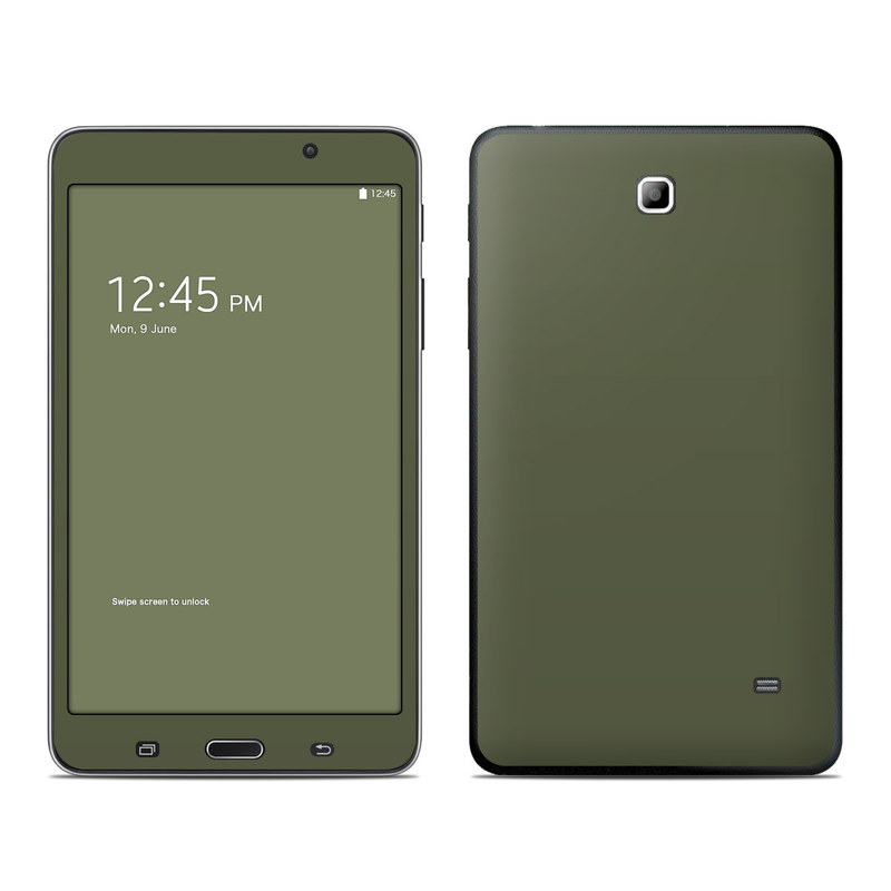 Samsung Galaxy Tab 4 7in Skin - Solid State Olive Drab (Image 1)