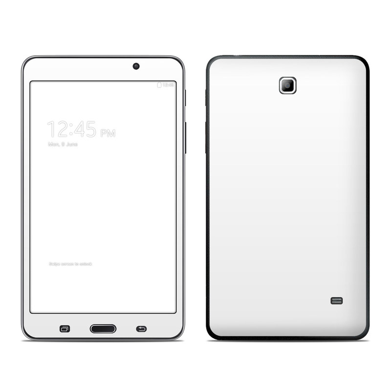 Samsung Galaxy Tab 4 7in Skin - Solid State White (Image 1)