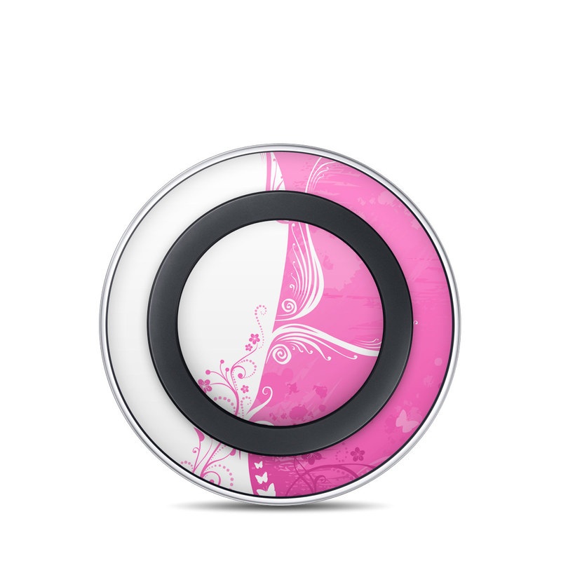 Samsung Wireless Charging Pad Skin - Pink Crush (Image 1)