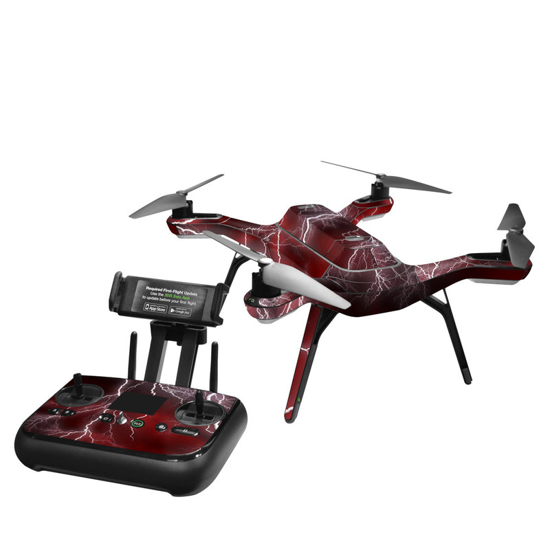 3DR Solo Skin - Apocalypse Red (Image 1)