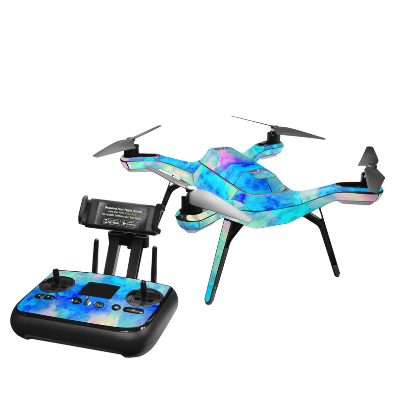 3DR Solo Skin - Electrify Ice Blue (Image 1)