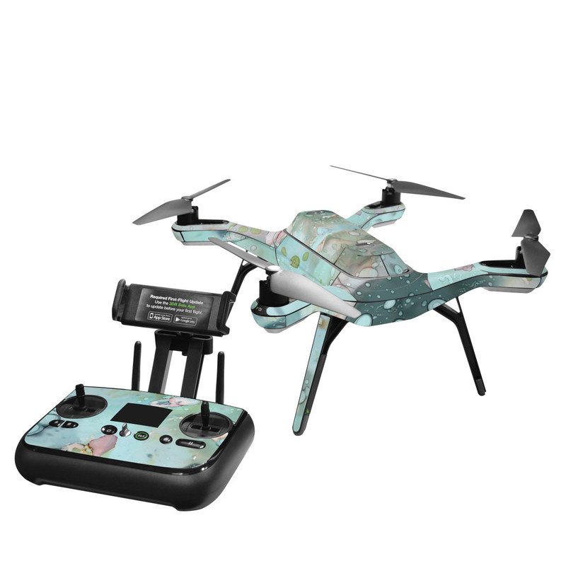 3DR Solo Skin - Organic In Blue (Image 1)