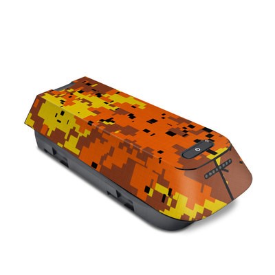 3DR Solo Battery Skin - Digital Orange Camo