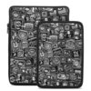 Tablet Sleeve - Distraction Tactic B&W (Image 1)