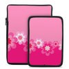 Tablet Sleeve - Retro Pink Flowers