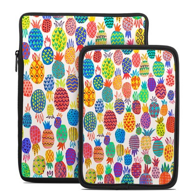 Tablet Sleeve - Colorful Pineapples
