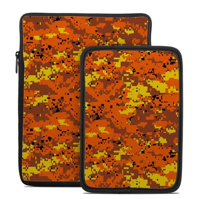 Tablet Sleeve - Digital Orange Camo