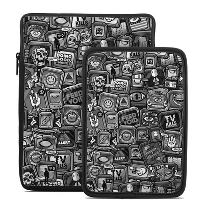 Tablet Sleeve - Distraction Tactic B&W