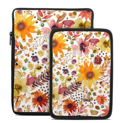 Tablet Sleeve - Summer Watercolor Sunflowers