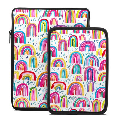 Tablet Sleeve - Watercolor Rainbows