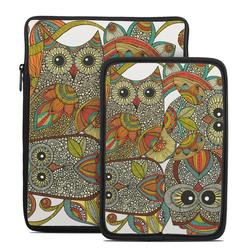 Tablet Sleeve - 4 owls (Image 1)