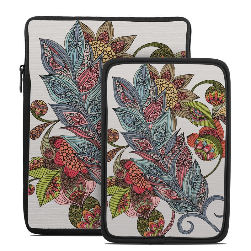 Tablet Sleeve - Feather Flower (Image 1)