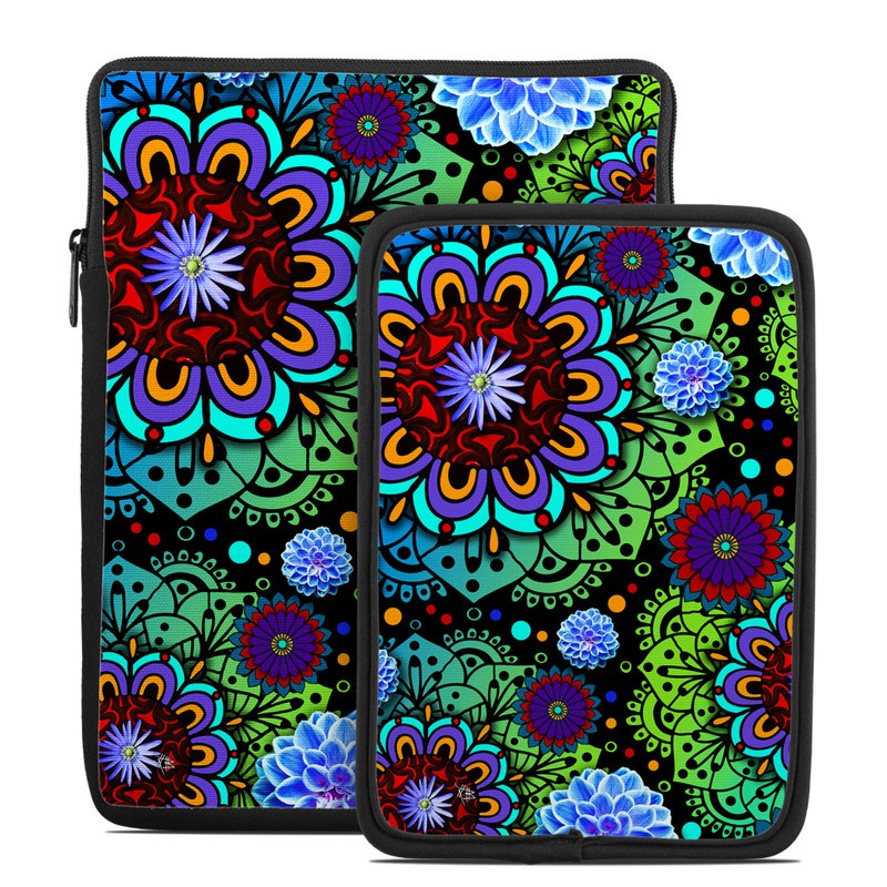 Tablet Sleeve - Funky Floratopia (Image 1)