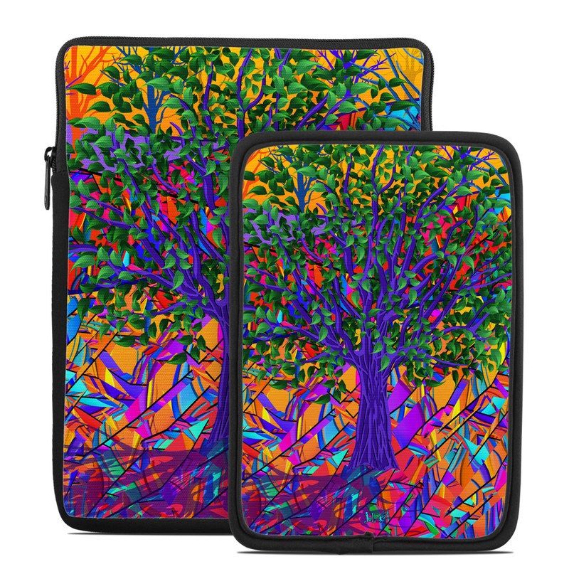 Tablet Sleeve - Stained Glass Tree (Image 1)