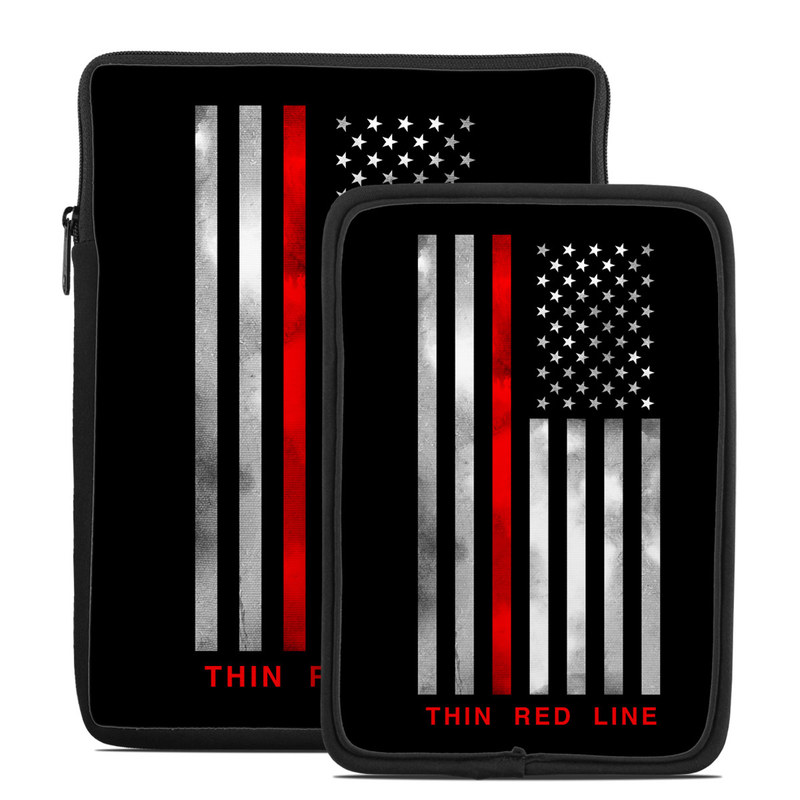 Tablet Sleeve - Thin Red Line (Image 1)