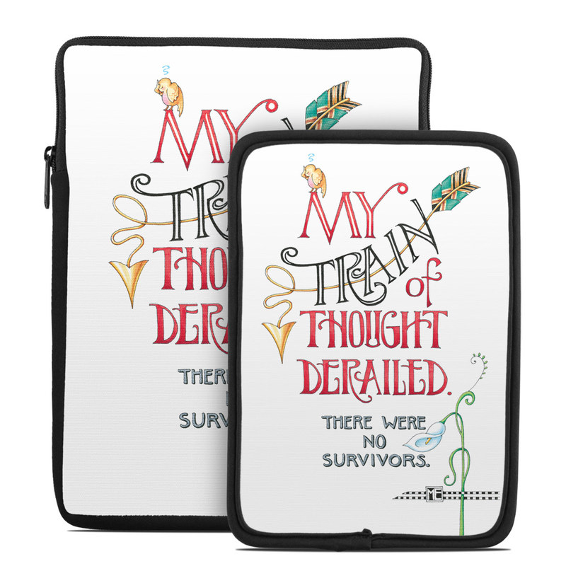 Tablet Sleeve - Train Derailed (Image 1)