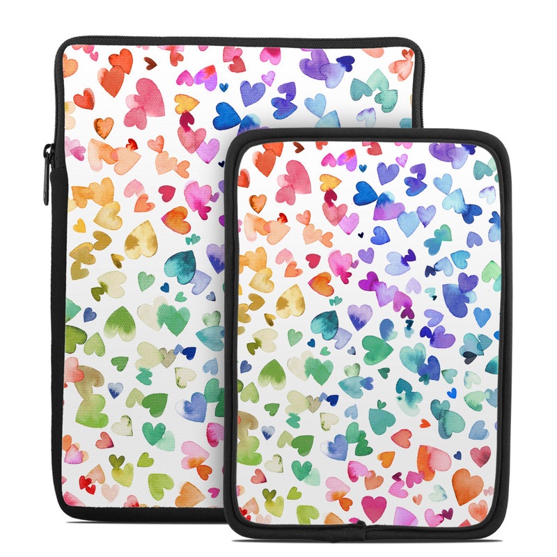 Tablet Sleeve - Valentines Love Hearts (Image 1)
