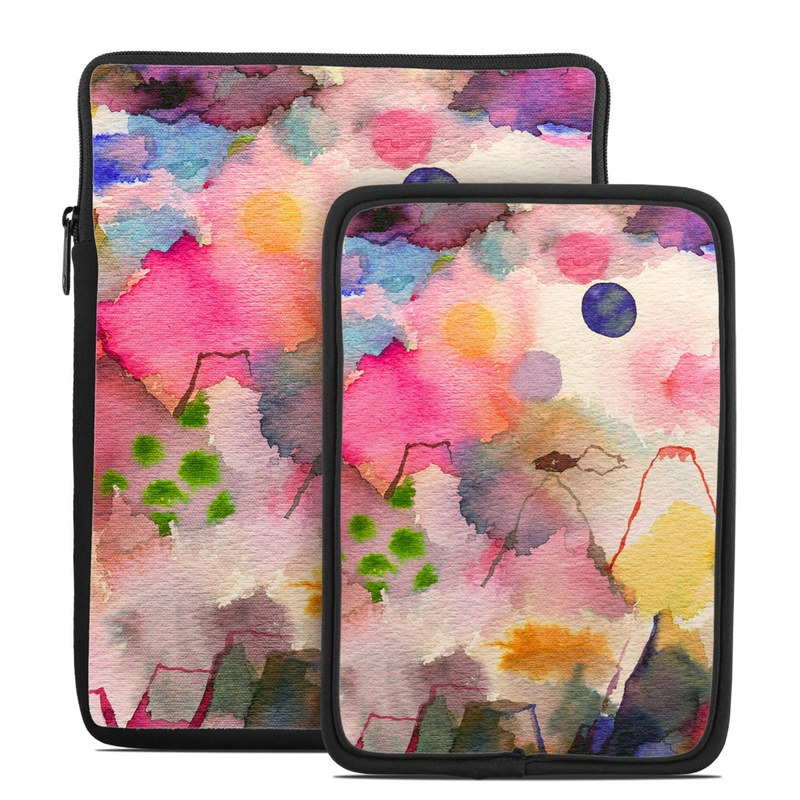 Tablet Sleeve - Watercolor Mountains (Image 1)