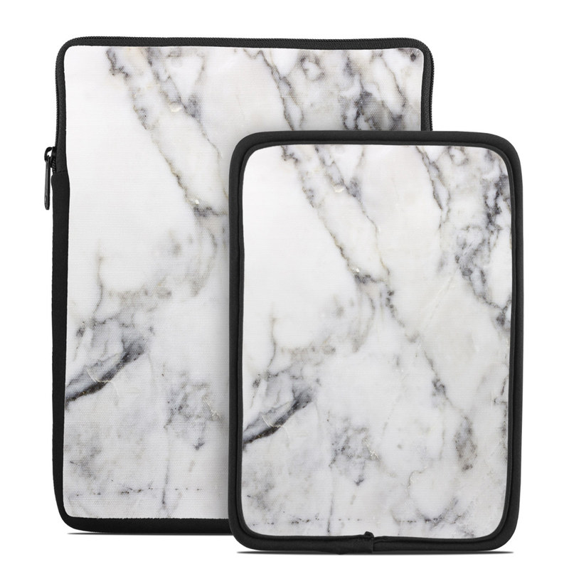 Tablet Sleeve - White Marble (Image 1)