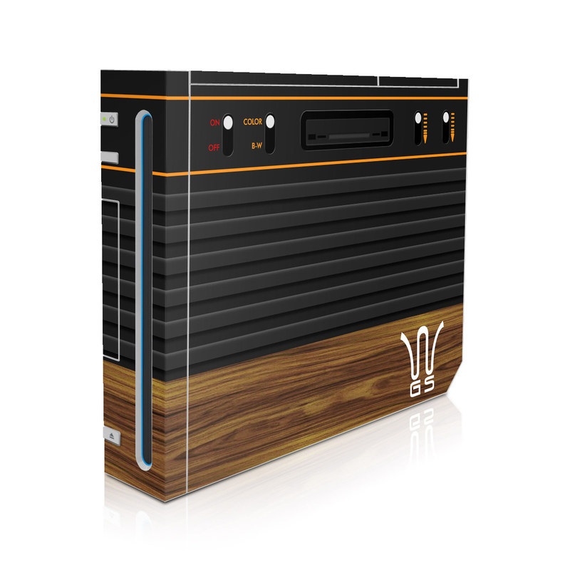 Wii Skin - Wooden Gaming System (Image 1)