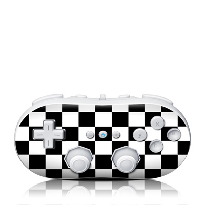 Wii Classic Controller Skin - Checkers