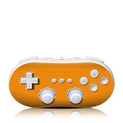 Wii Classic Controller Skin - Solid State Orange
