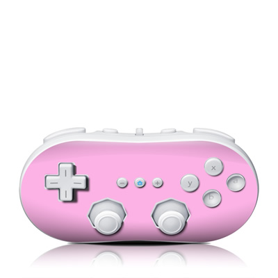 Wii Classic Controller Skin - Solid State Pink
