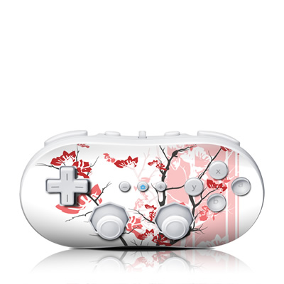 Wii Classic Controller Skin - Pink Tranquility