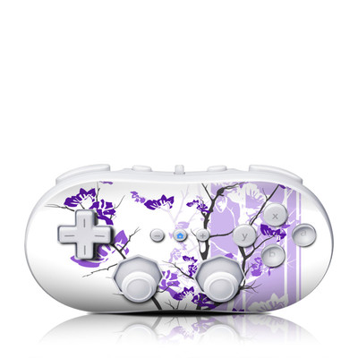 Wii Classic Controller Skin - Violet Tranquility