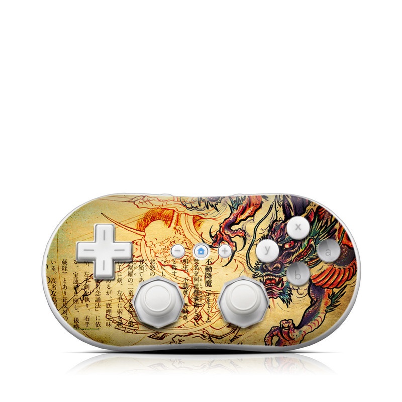 Wii Classic Controller Skin - Dragon Legend (Image 1)