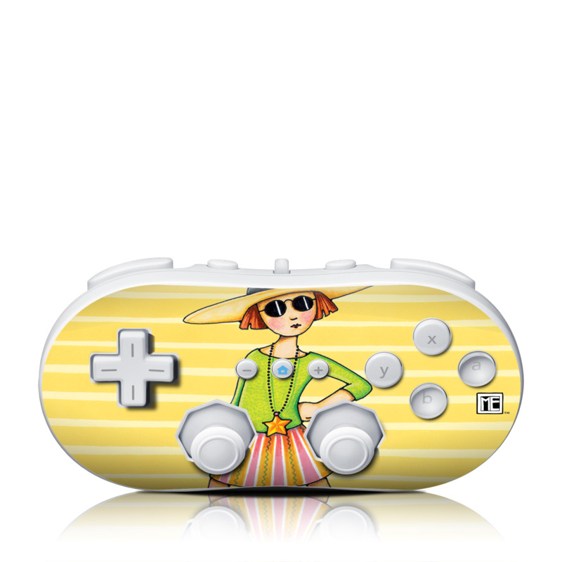 Wii Classic Controller Skin - You Go Girl (Image 1)