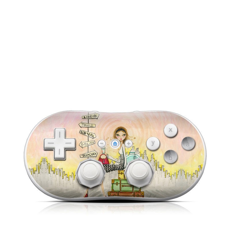 Wii Classic Controller Skin - The Jet Setter (Image 1)