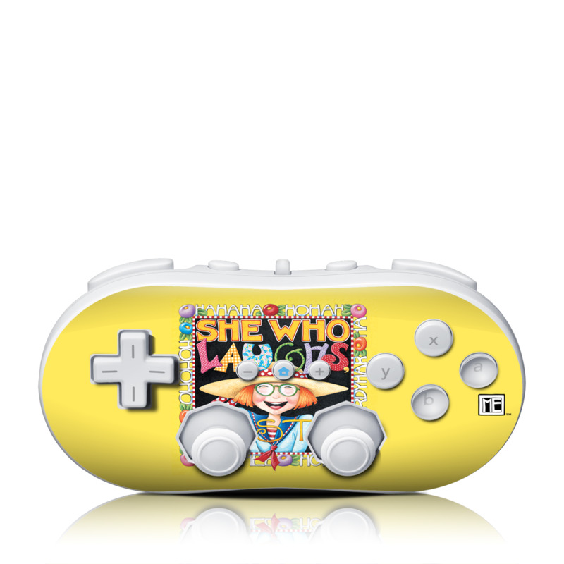 Wii Classic Controller Skin - She Who Laughs (Image 1)